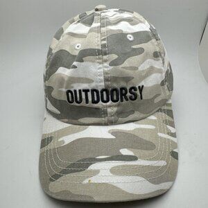 State Of Mine Camo Outdoorsy Baseball Cap Hat Adjustable Strap Adventure Hat G69